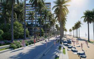 Đặc quyền sở hữu 320m bãi biển Chí Linh tuyệt đẹp mang đến không gian nghỉ dưỡng riêng tư và địa thế phong thủy vượng khí cho dự án.